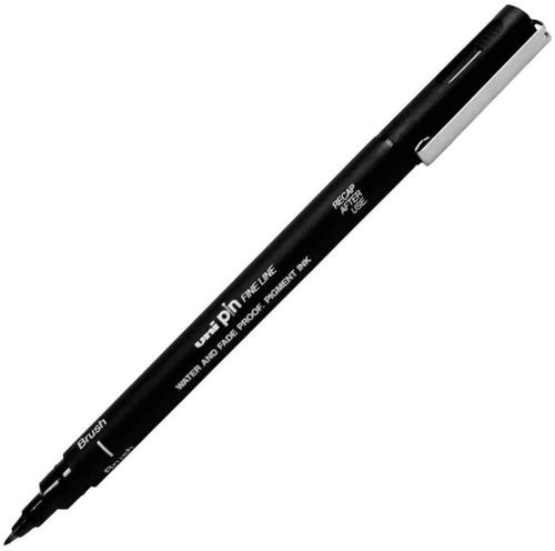 Uni PiN BR Extrra fine line Fırça Uçlu Kalem Siyah