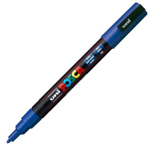 UNİ POSTER MARKÖRÜ POSCA PC-3M 0.9-1.3 MAVİ