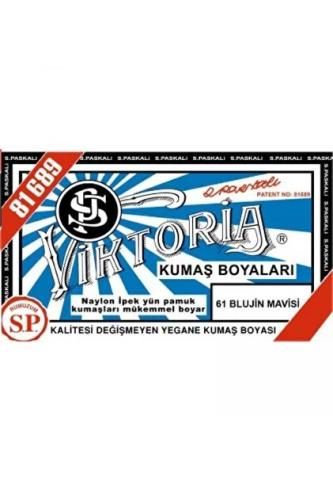 VİKTORİA TOZ KUMAŞ BOYASI BLUJİN MAVİSİ 61
