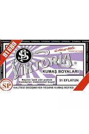 VİKTORİA TOZ KUMAŞ BOYASI EFLATUN 31
