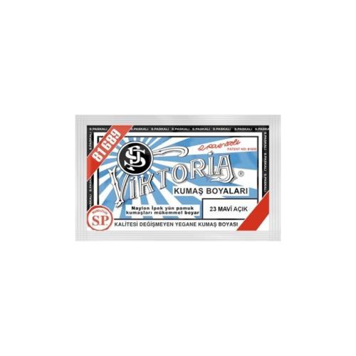 VİKTORİA TOZ KUMAŞ BOYASI MAVİ AÇIK 23