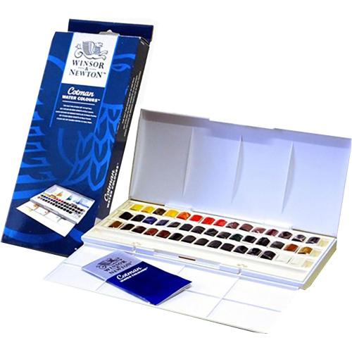 Winsor Newton Cotman Sulu Boya Studio Set 45xYarım Tablet