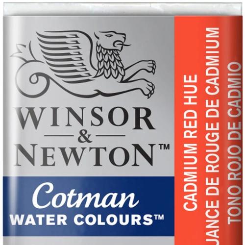 Winsor & Newton Cotman Sulu Boya Yarım Tablet Cadmium Red Hue 095