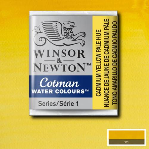 Winsor & Newton Cotman Sulu Boya Yarım Tablet Cadmium Yellow Pale Hue 