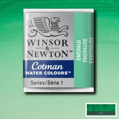 Winsor & Newton Cotman Sulu Boya Yarım Tablet Emerald 235