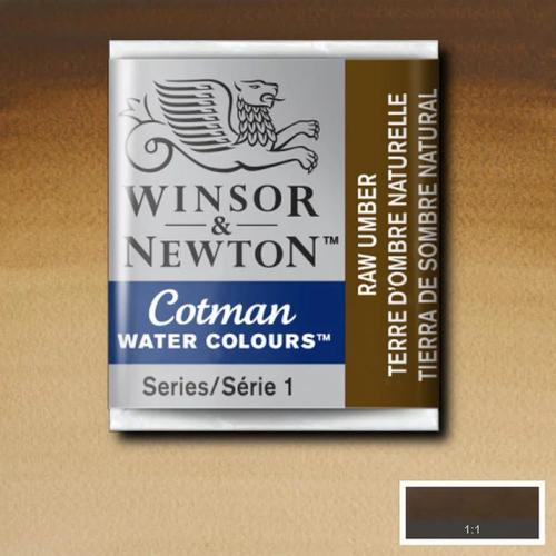 Winsor & Newton Cotman Sulu Boya Yarım Tablet Raw Umber 554