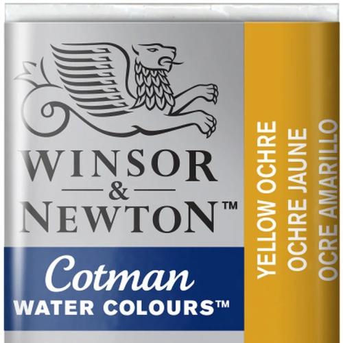 Winsor & Newton Cotman Sulu Boya Yarım Tablet Yellow Ochre 744