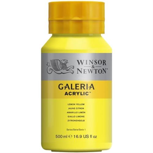 Winsor Newton Galeria Akrilik Boya 500ml Lemon Yellow