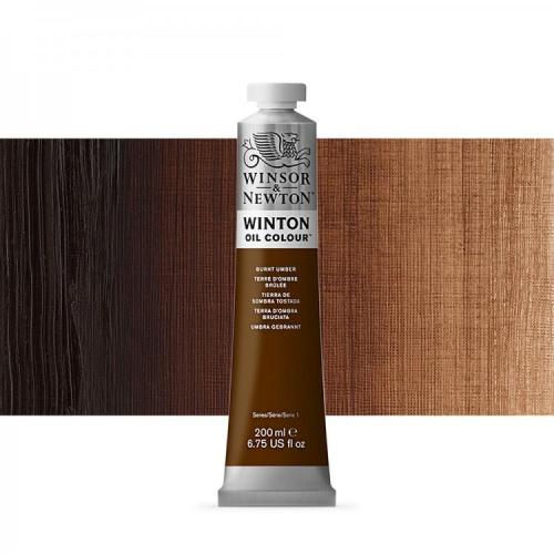 Winsor & Newton Winton Yağlı Boya 200ml Burnt Umber 076 (3)