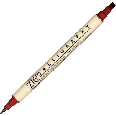 ZIG KALİGRAFİ KALEMİ MS-3400 203 ANTIQUE BURGUNDY